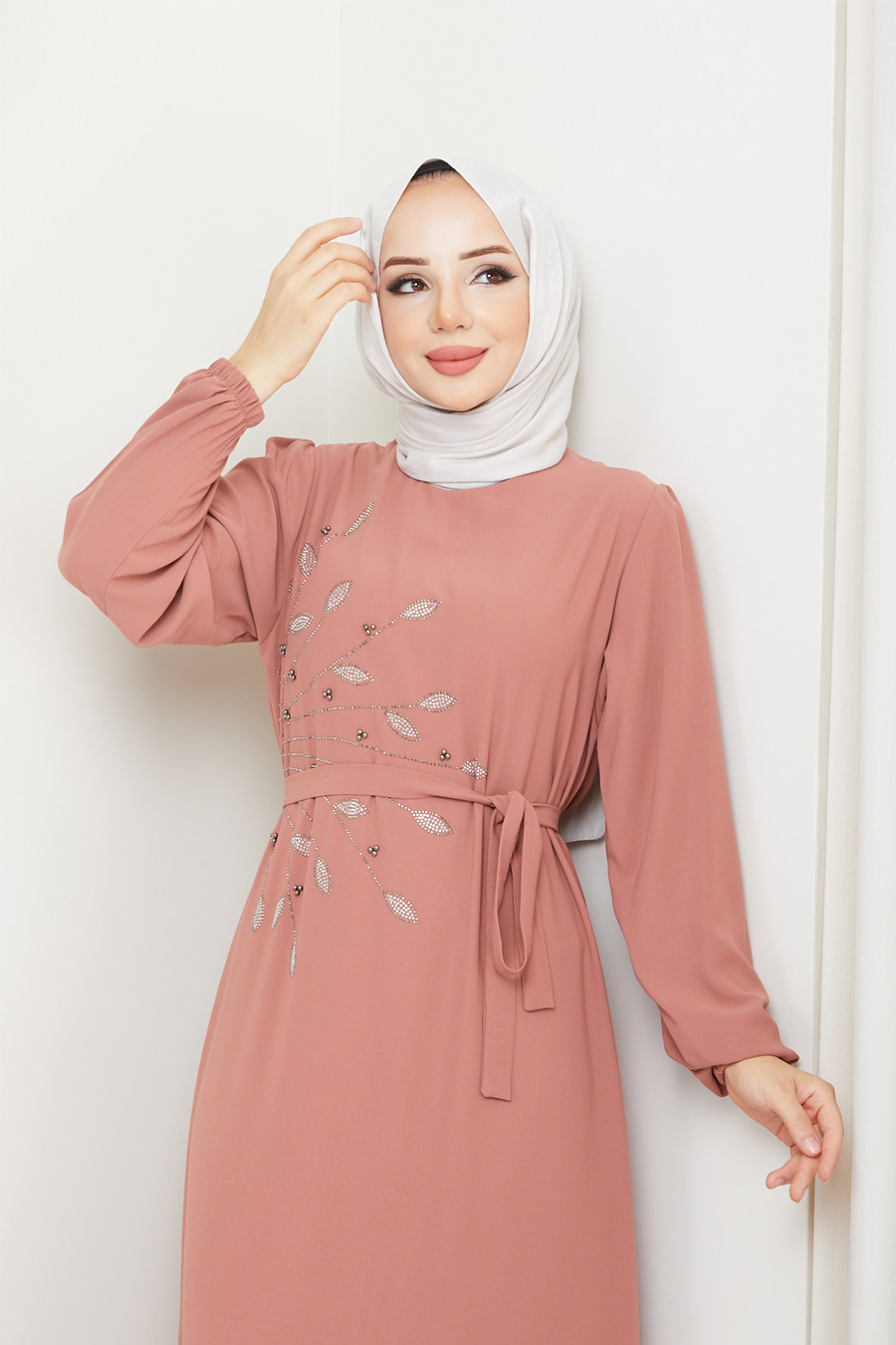 SALMON COLOR   - DRESS