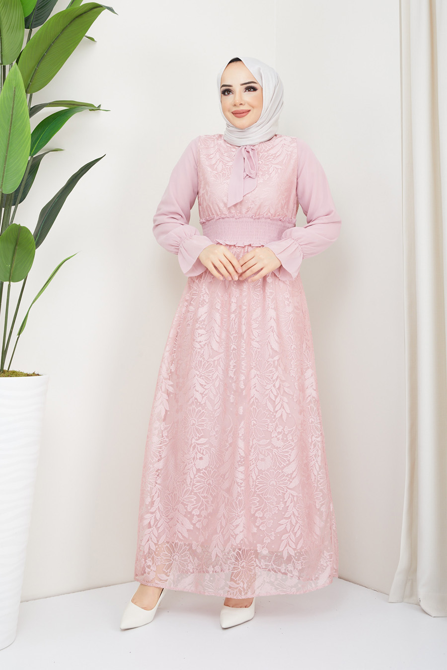SALMON COLOR EVENING DRESS   SALMON COLOR EVENING DRESS
