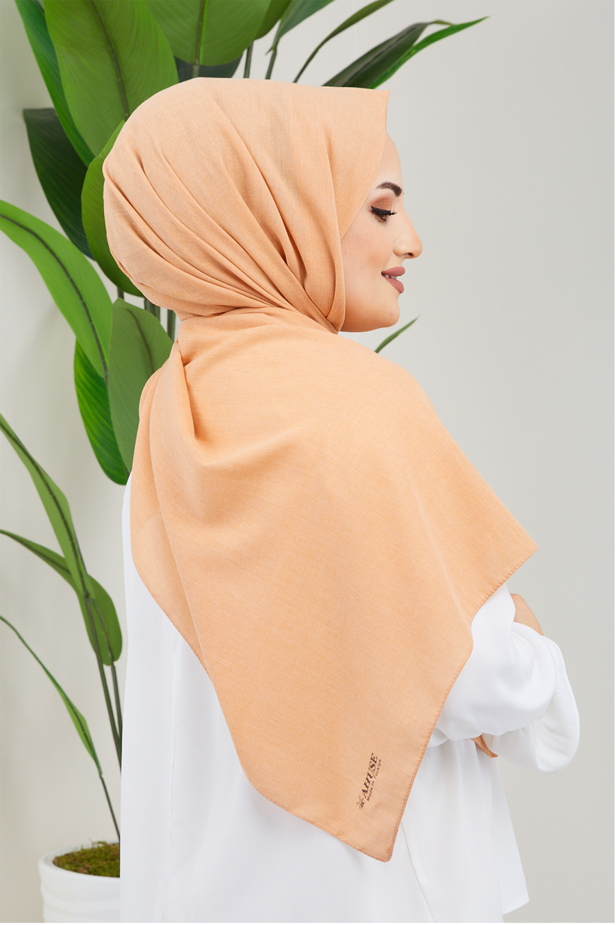 SALMON COLOR  -  SHAWL SALMON COLOR  -  SHAWL