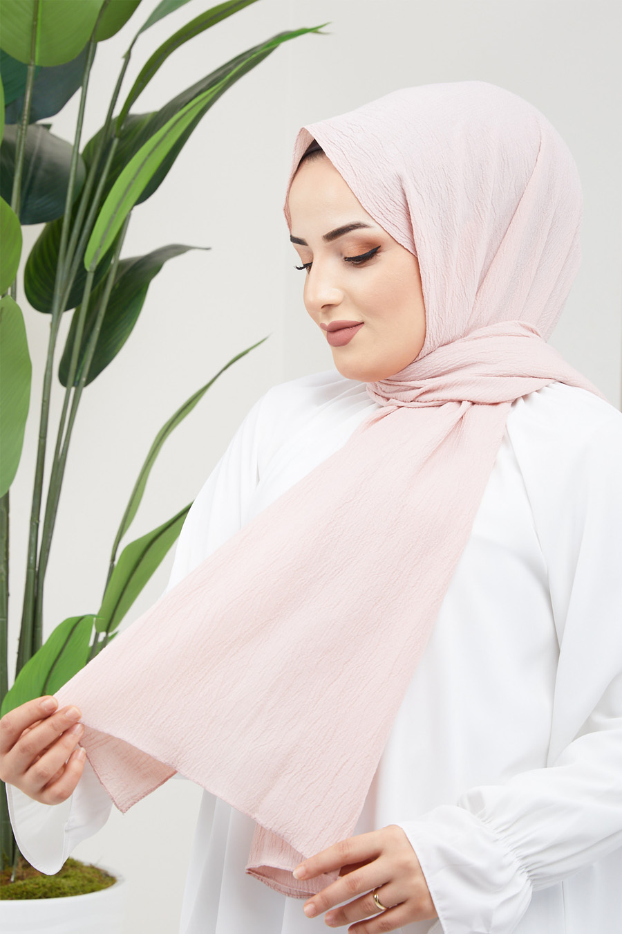 SALMON COLOR  -  SHAWL SALMON COLOR  -  SHAWL