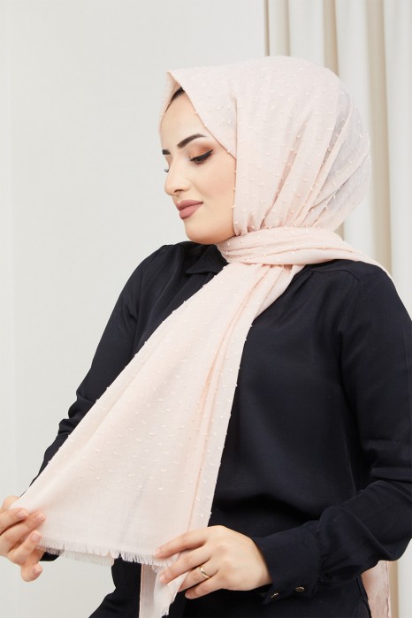 SALMON COLOR  -  SHAWL