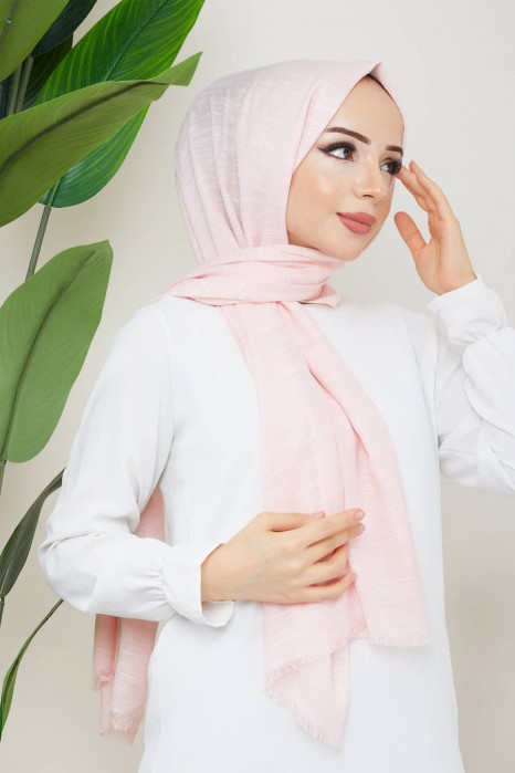 SALMON COLOR - SHAWL