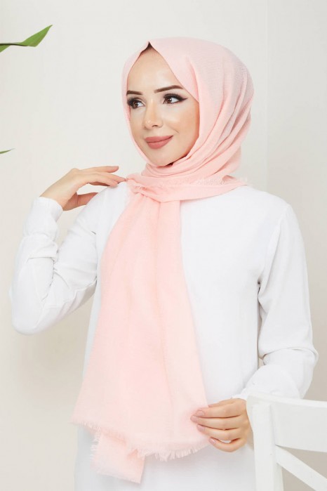 SALMON COLOR - SHAWL