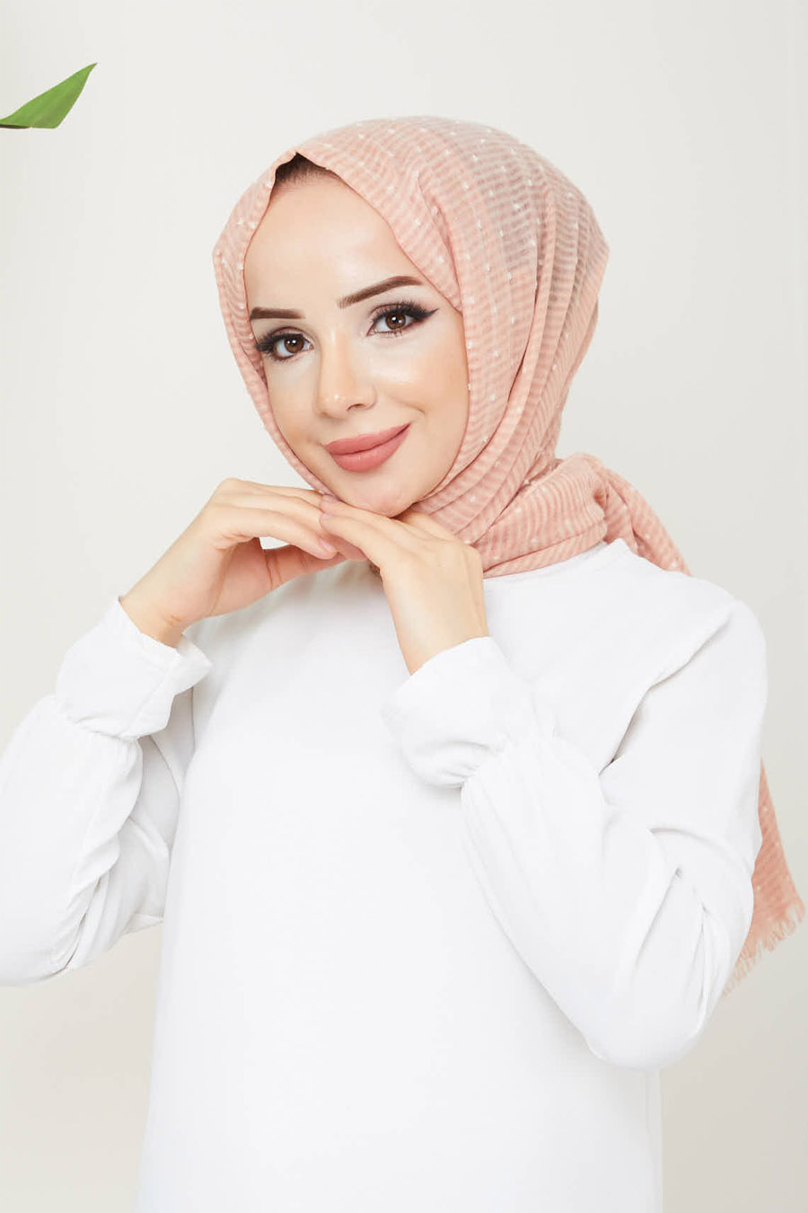 SALMON COLOR - SHAWL