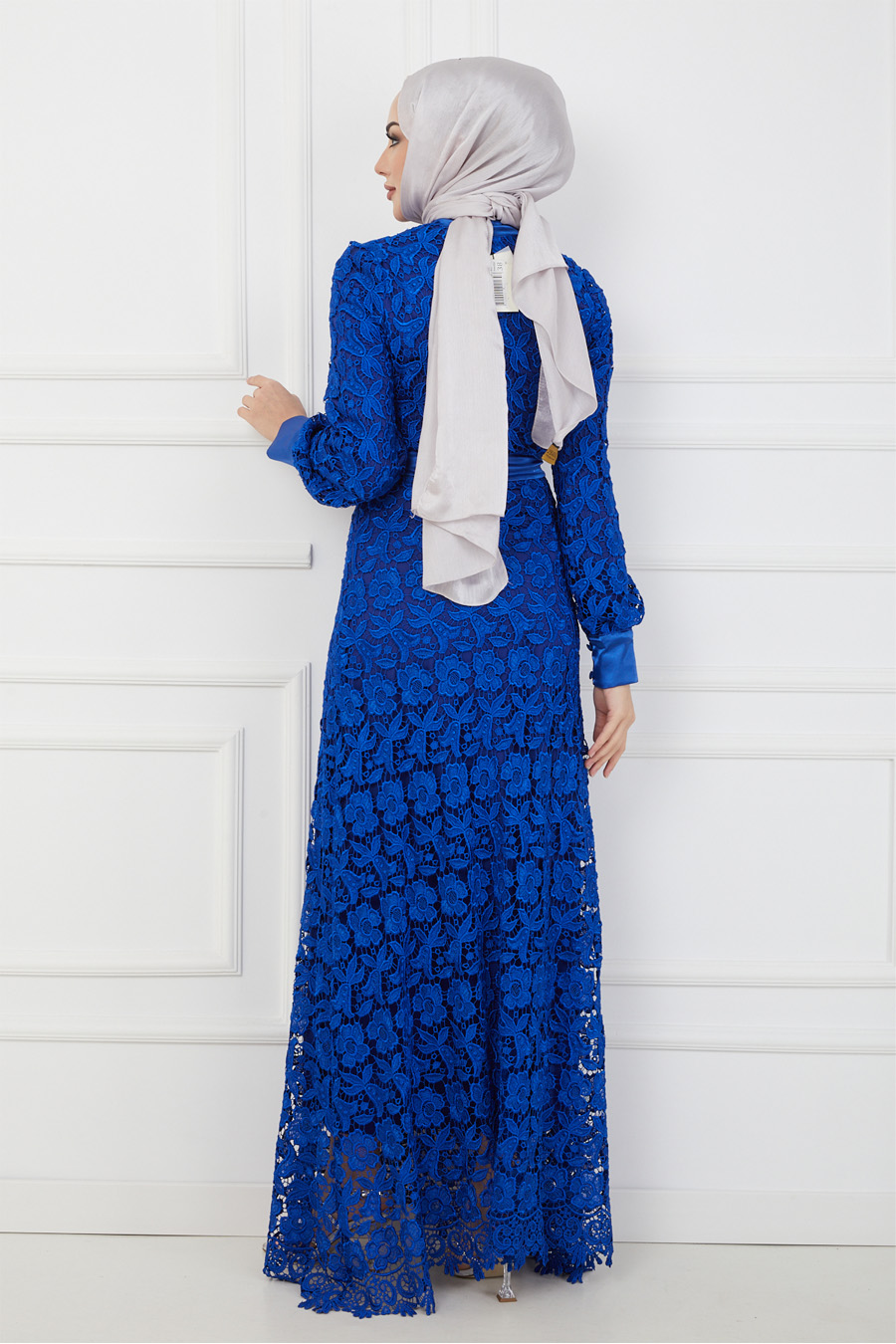 SAX BLUE EVENING DRESS  