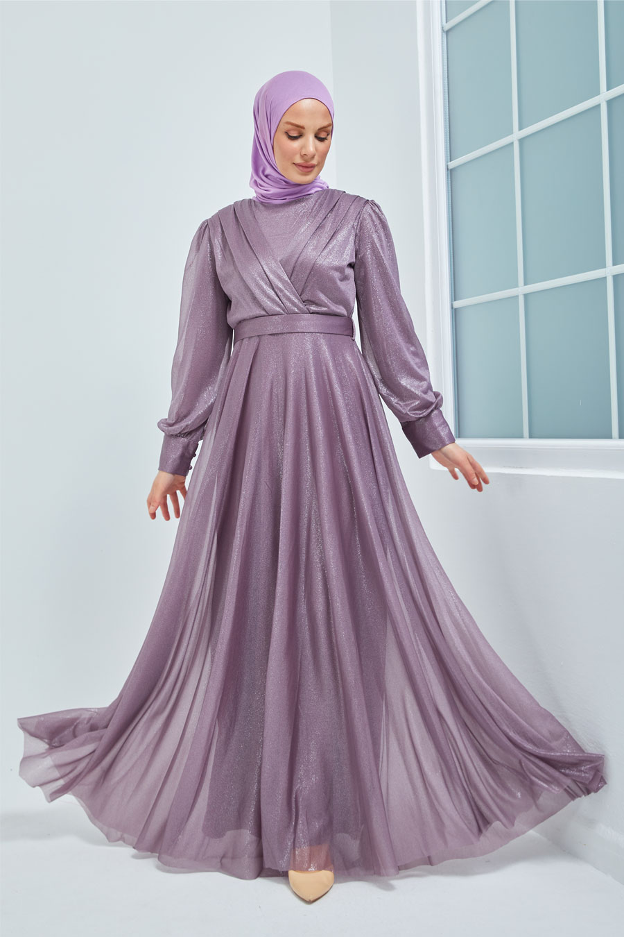LILA EVENING DRESS  