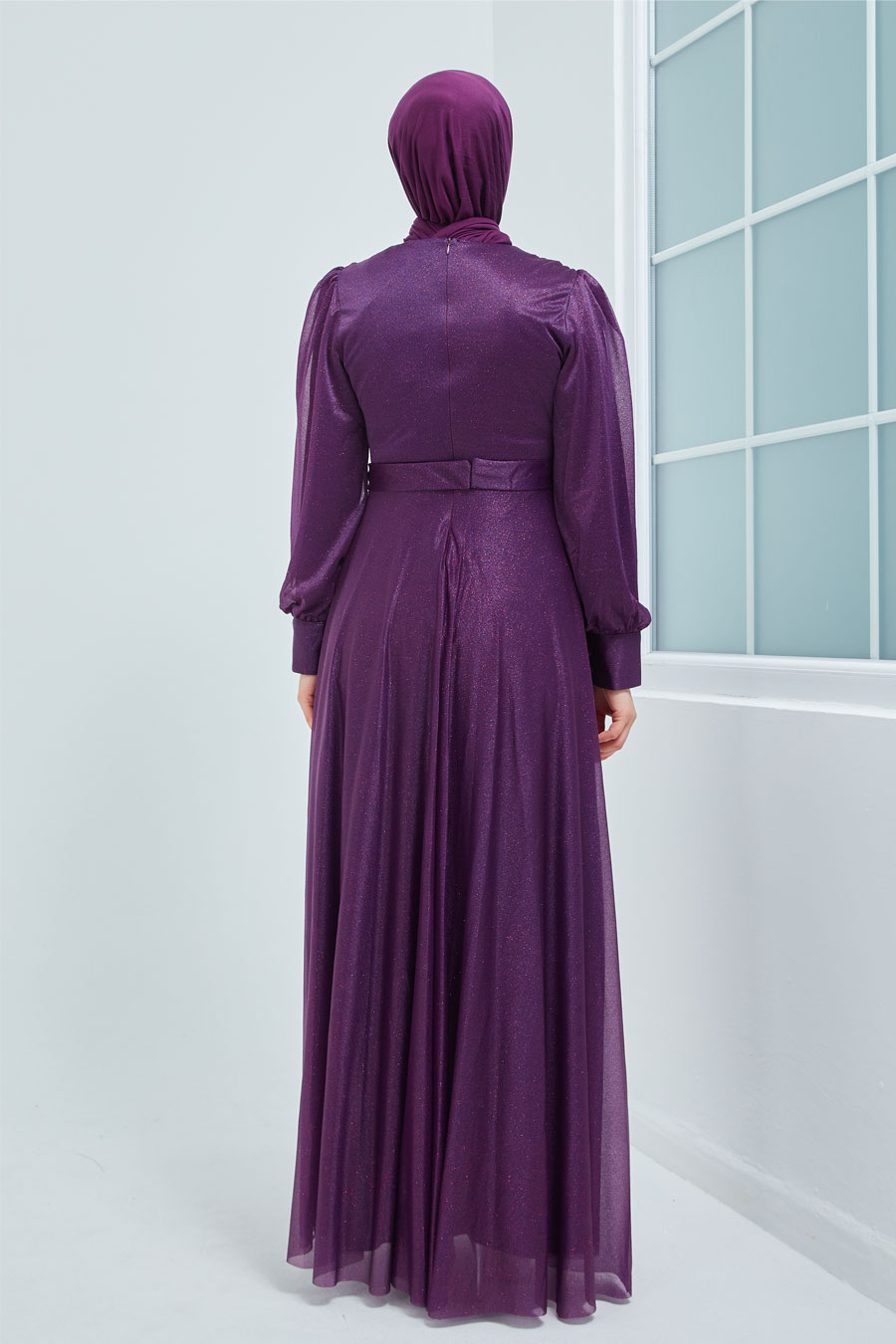 PURPLE EVENING DRESS  