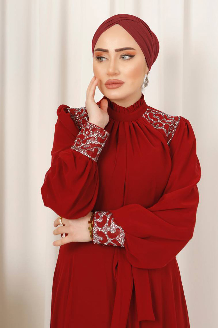 CLARED RED  -   EVENING DRESS   CLARED RED  -   EVENING DRESS