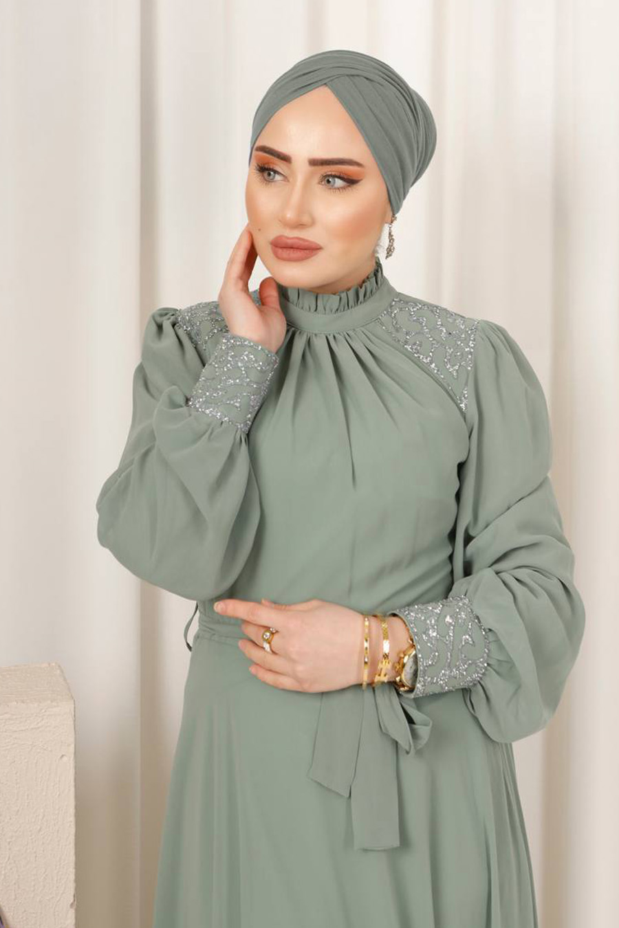 GREEN -   EVENING DRESS   GREEN -   EVENING DRESS