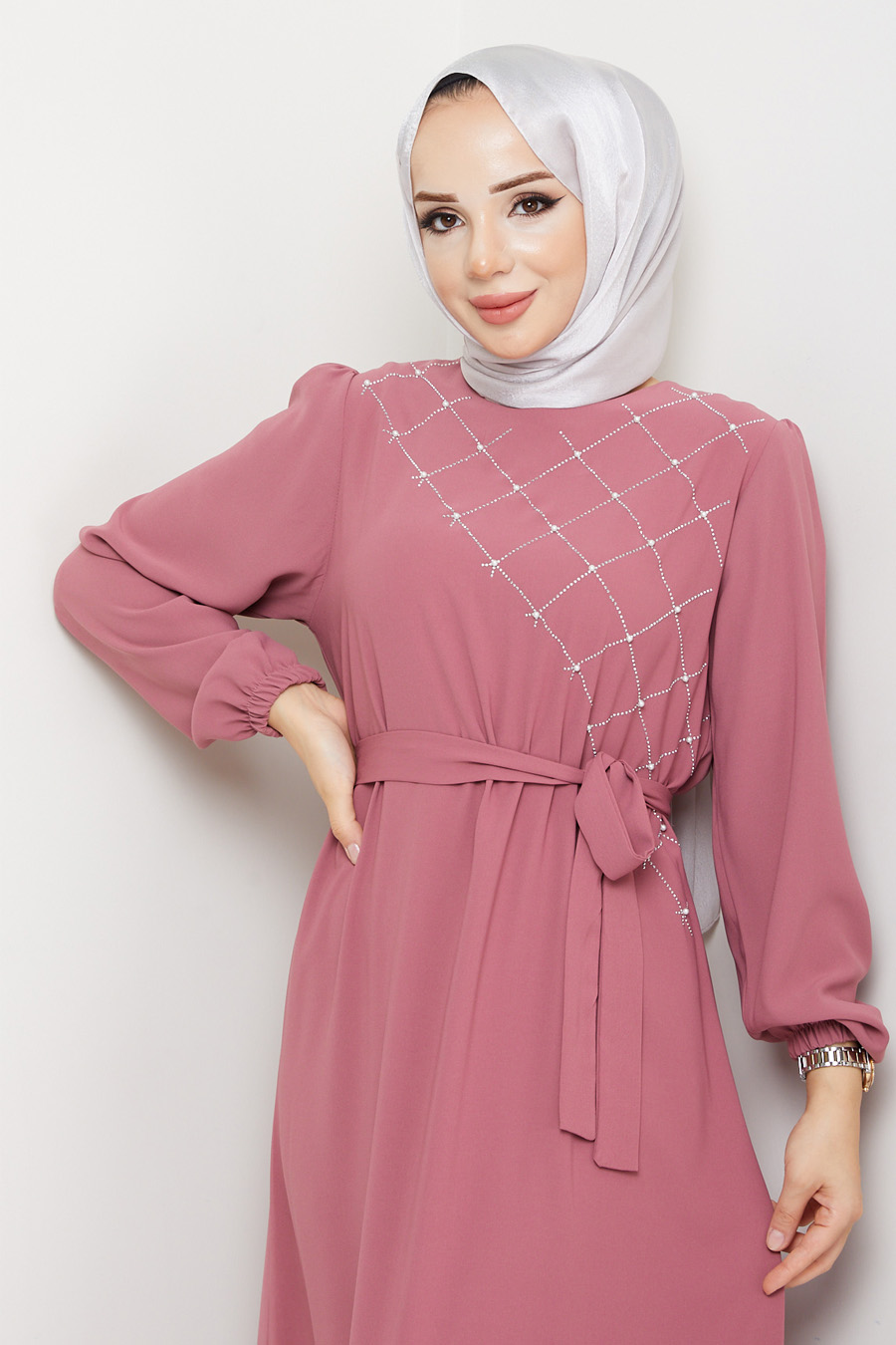 ROSE COLOR  -  DRESS