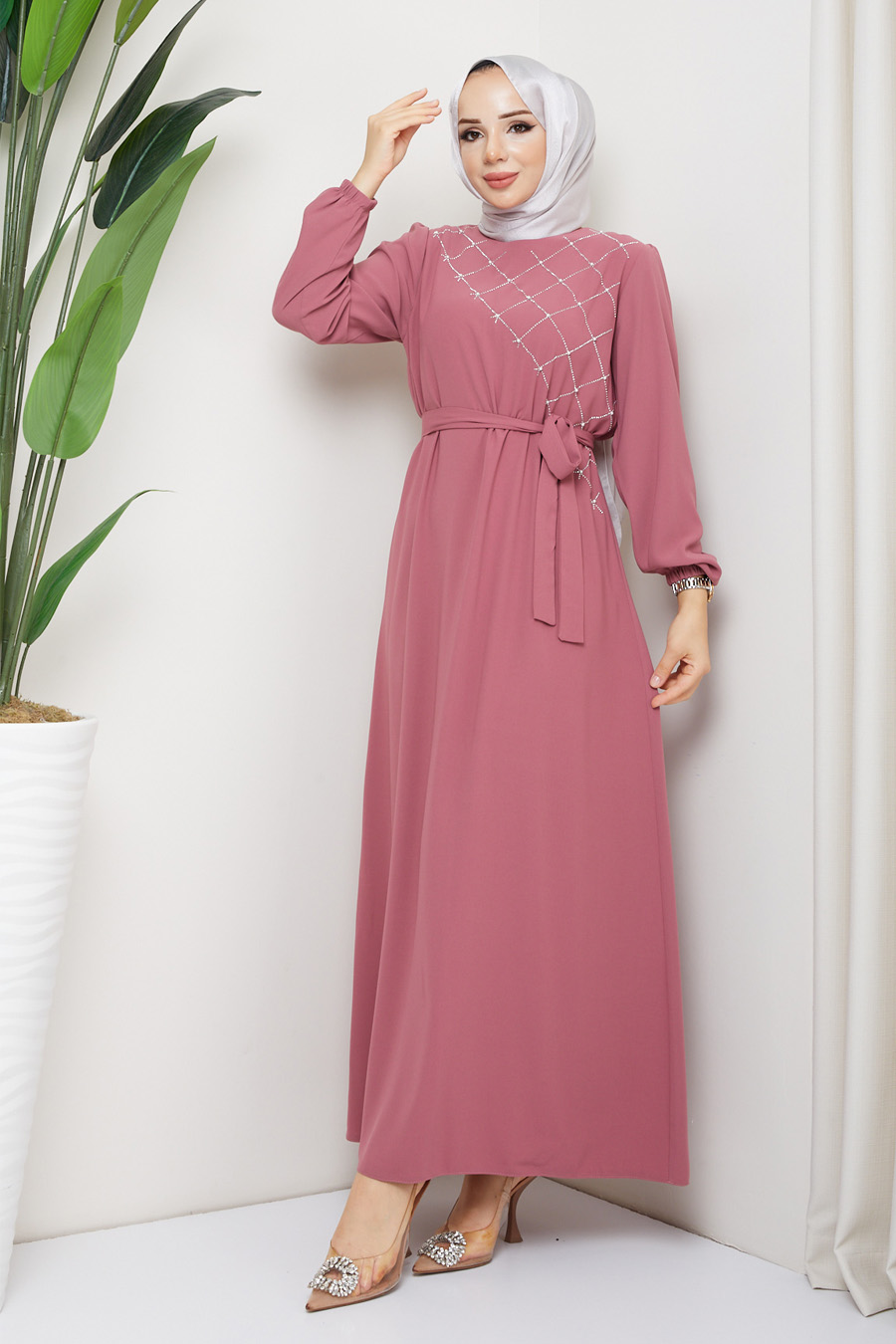 ROSE COLOR  -  DRESS