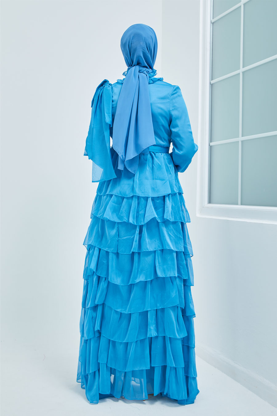 TURQUOISE EVENING DRESS   TURQUOISE EVENING DRESS