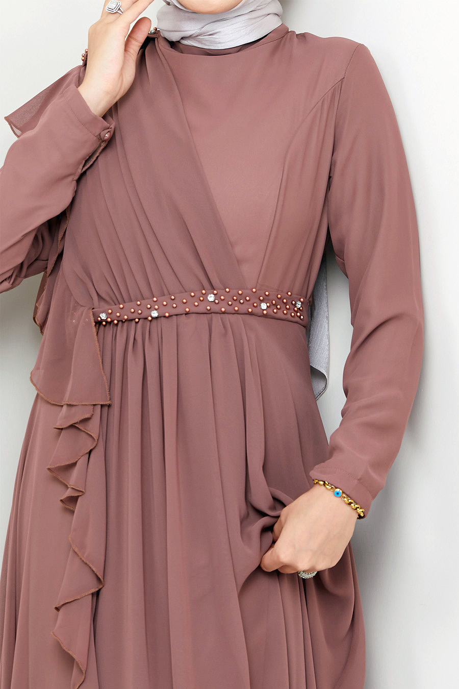 VISON  COLOR   EVENING DRESS  