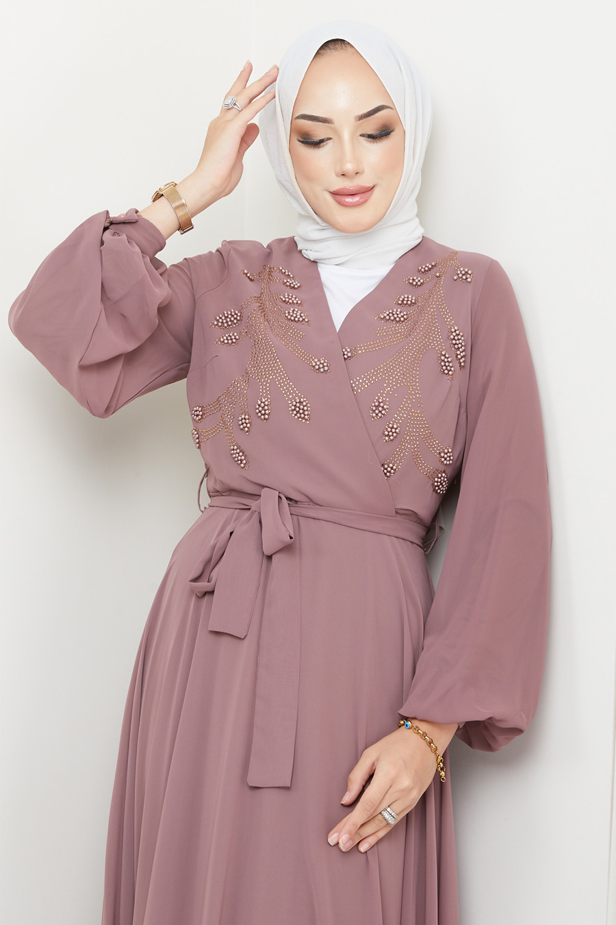 VISON COLOR    EVENING DRESS  