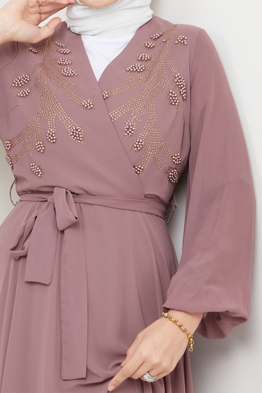 VISON COLOR    EVENING DRESS  