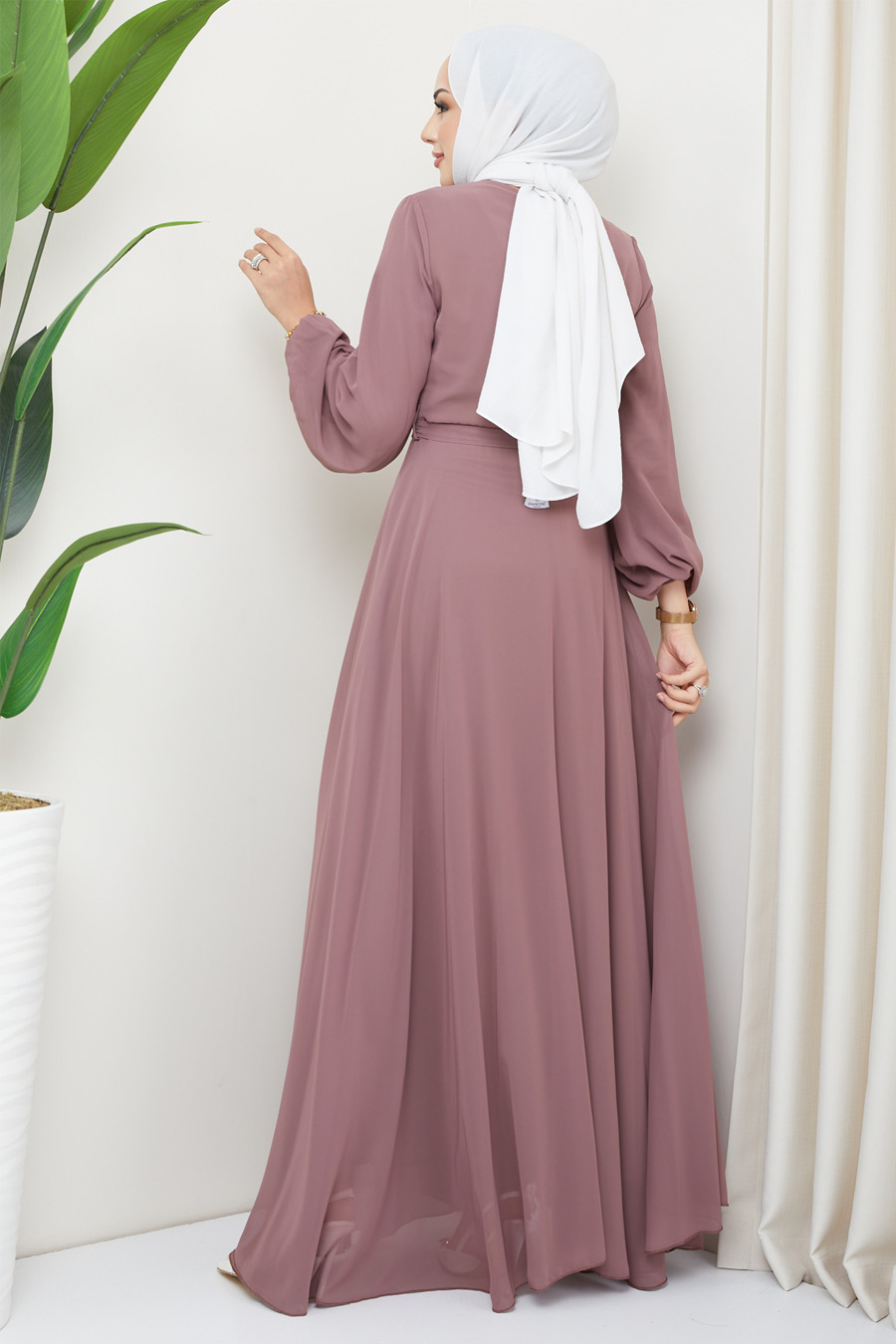 VISON COLOR    EVENING DRESS  