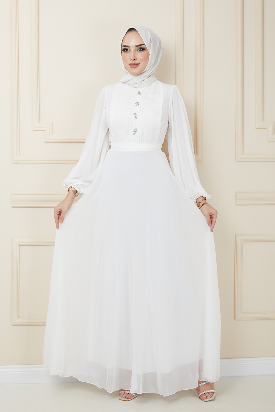 WHITE EVENING DRESS   WHITE EVENING DRESS