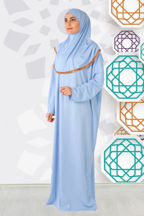 BABY BLUE PRATICAL PRAYER DRESS