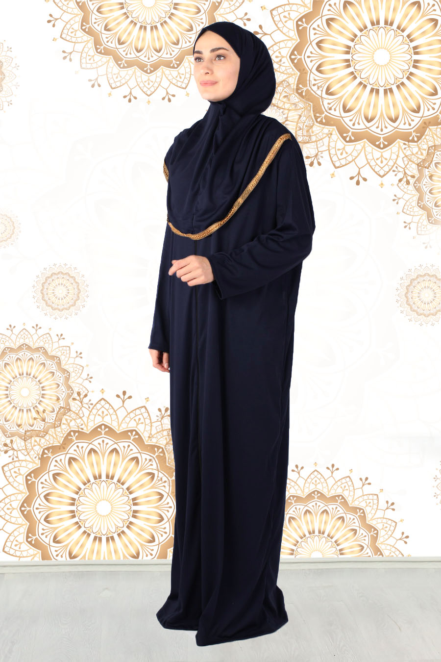 NAVY BLUE PRATICAL PRAYER DRESS