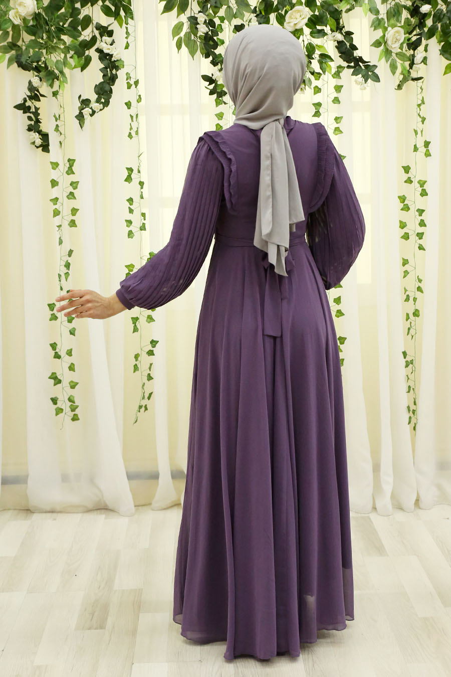 PURPLE EVENING DRESS  
