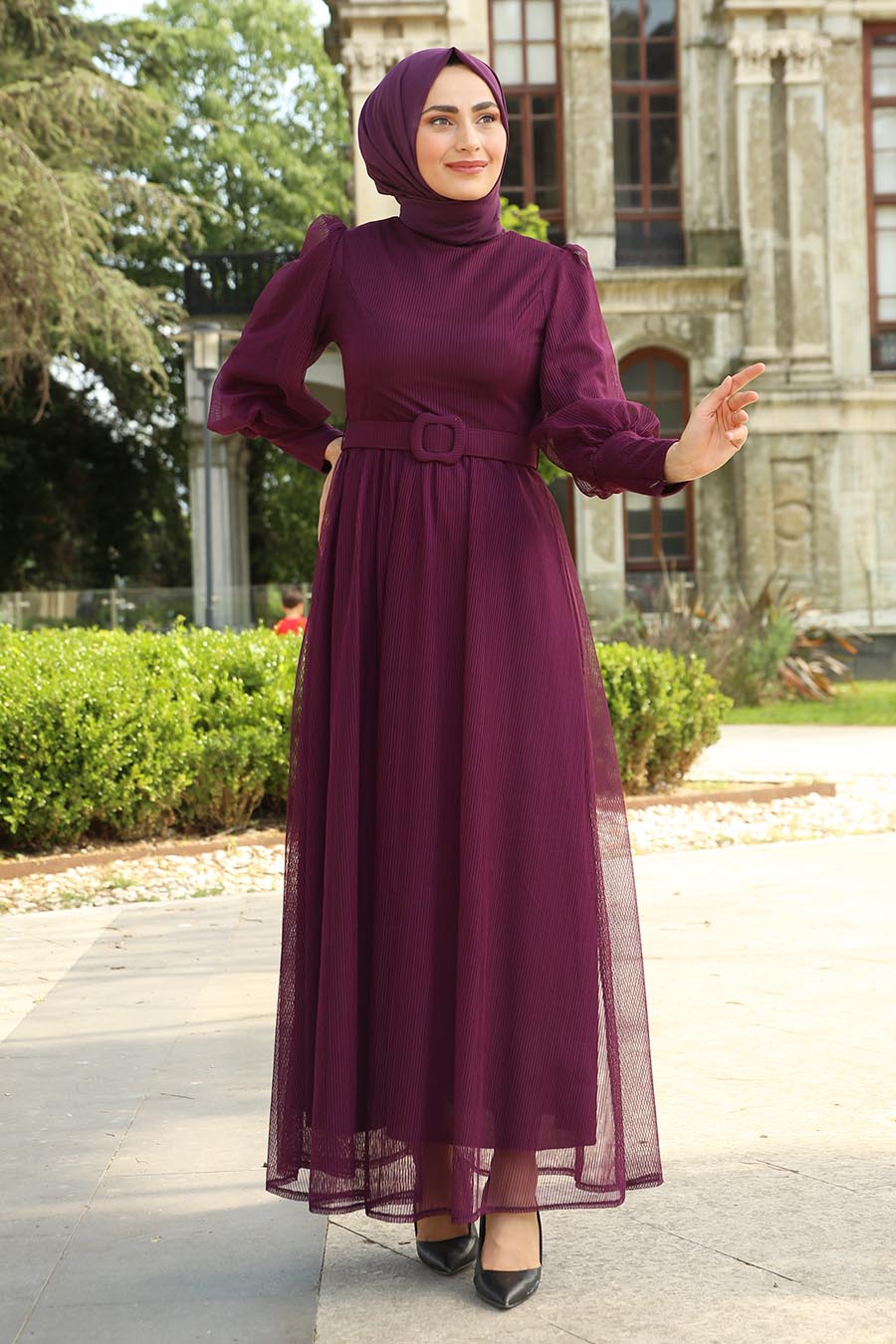 PURPLE DRESS  