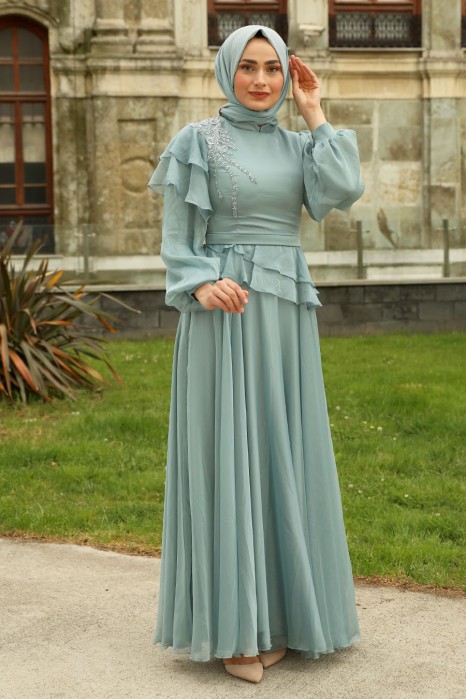 MINT EVENING DRESS 