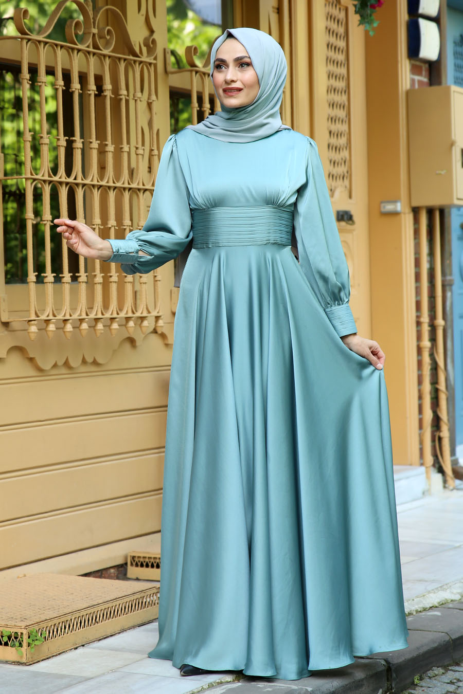 MINT EVENING DRESS  