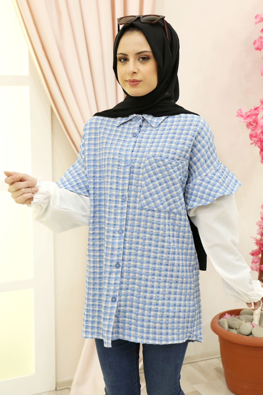 BABY BLUE TUNIC 