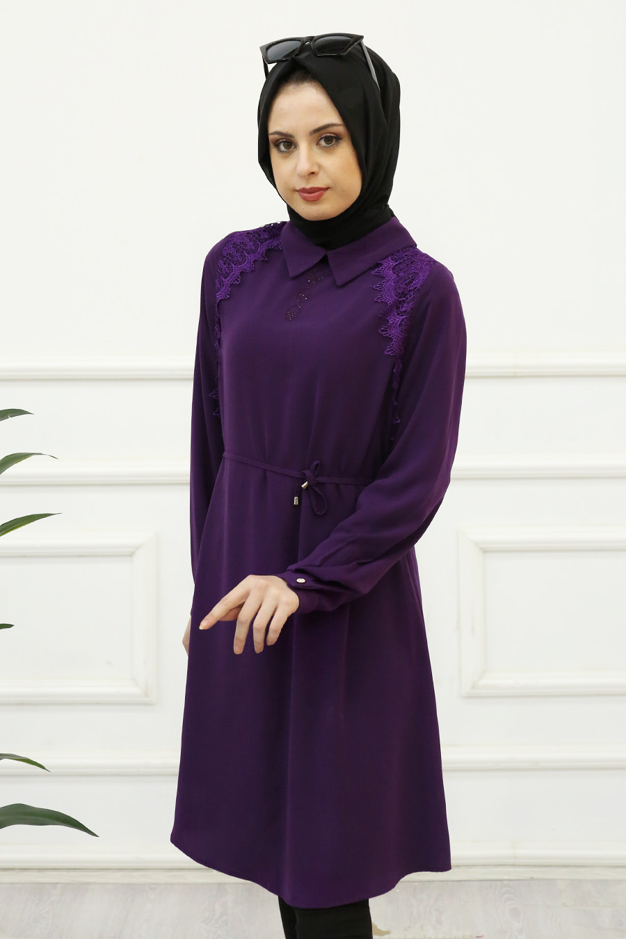 PURPLE TUNIC  PURPLE TUNIC