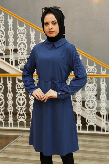 INDIGO COLOR TUNIC