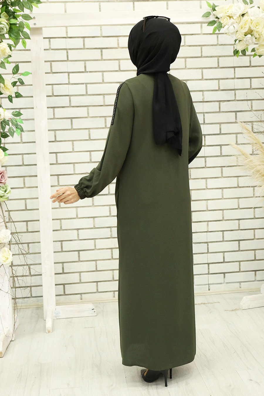KHAKI ABAYA 