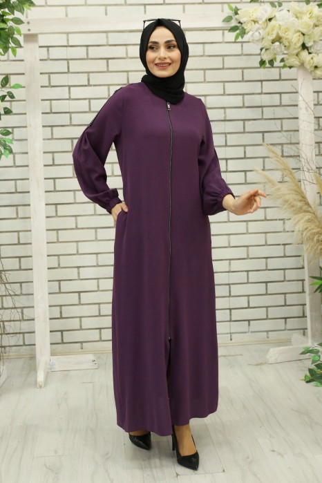 PURPLE ABAYA 