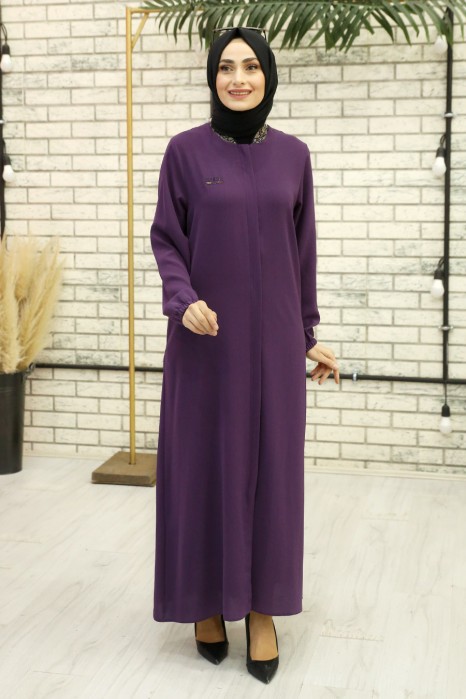 PURPLE ABAYA 