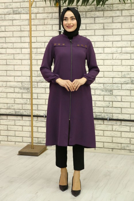 PURPLE COAT