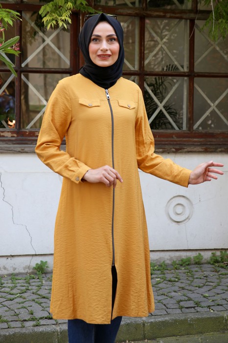 MUSTARD COAT 