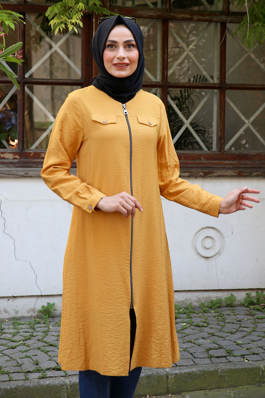 MUSTARD COAT 
