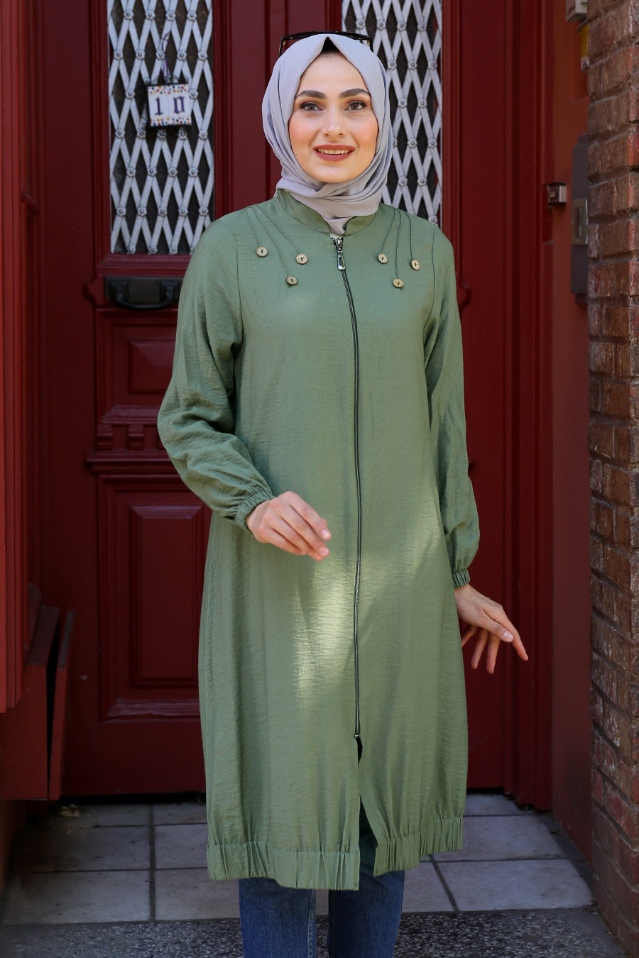 KHAKI COAT 