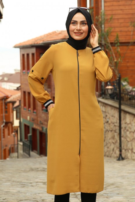 MUSTARD COAT 