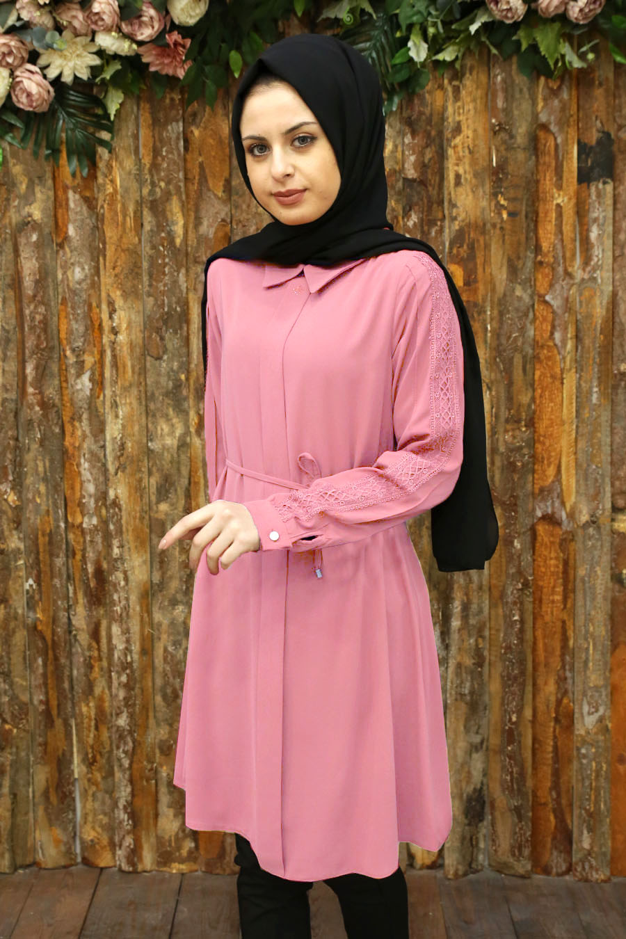 POWDER PINK TUNIC  POWDER PINK TUNIC