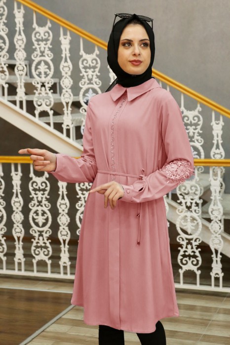 POWDER PINK TUNIC 
