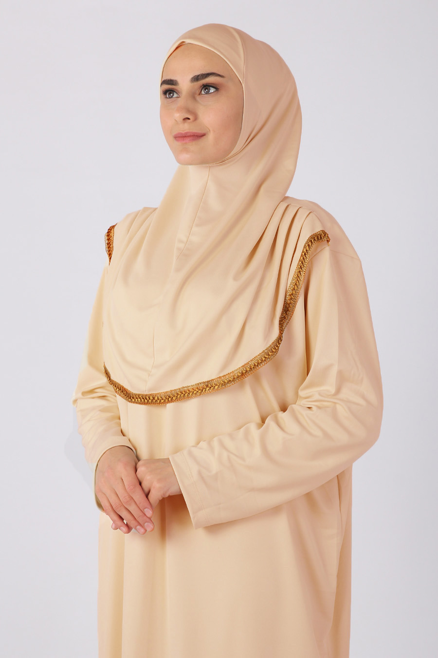 GOLD COLOR PRATICAL PRAYER DRESS GOLD COLOR PRATICAL PRAYER DRESS