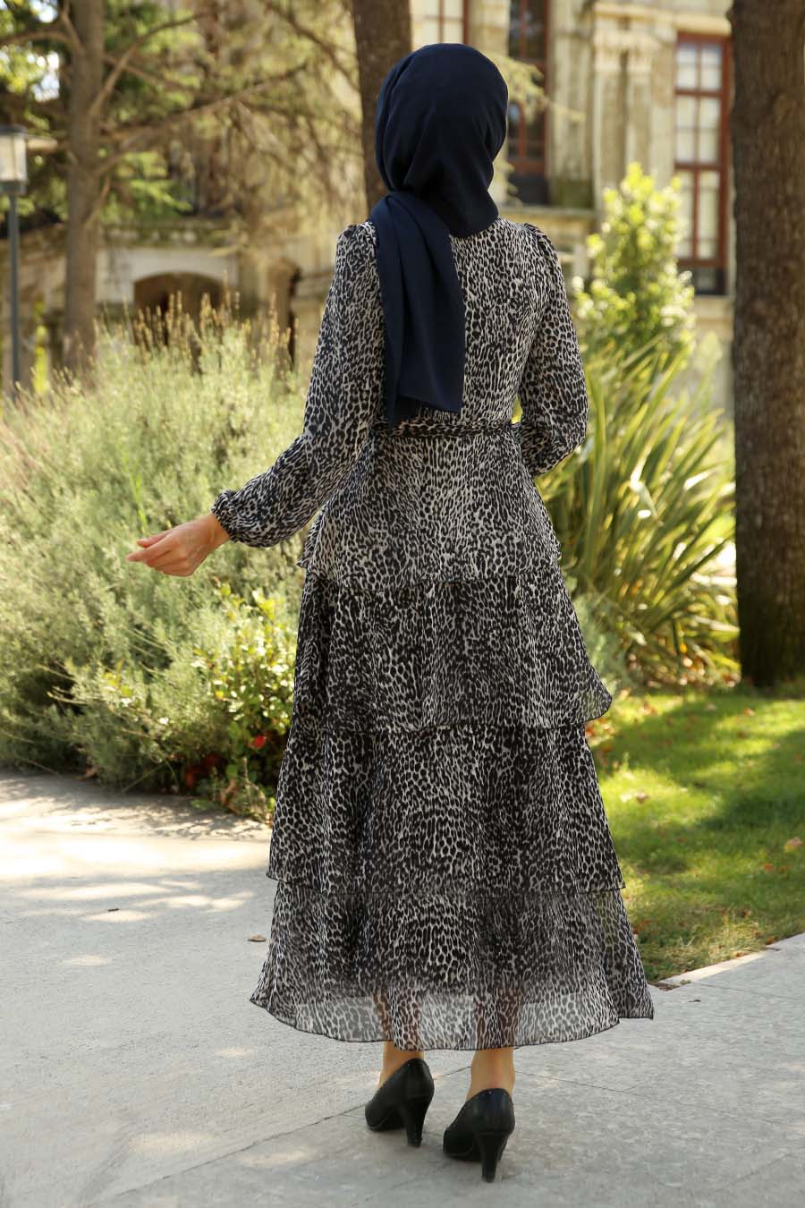 LEOPAR PATTERNED DRESS 