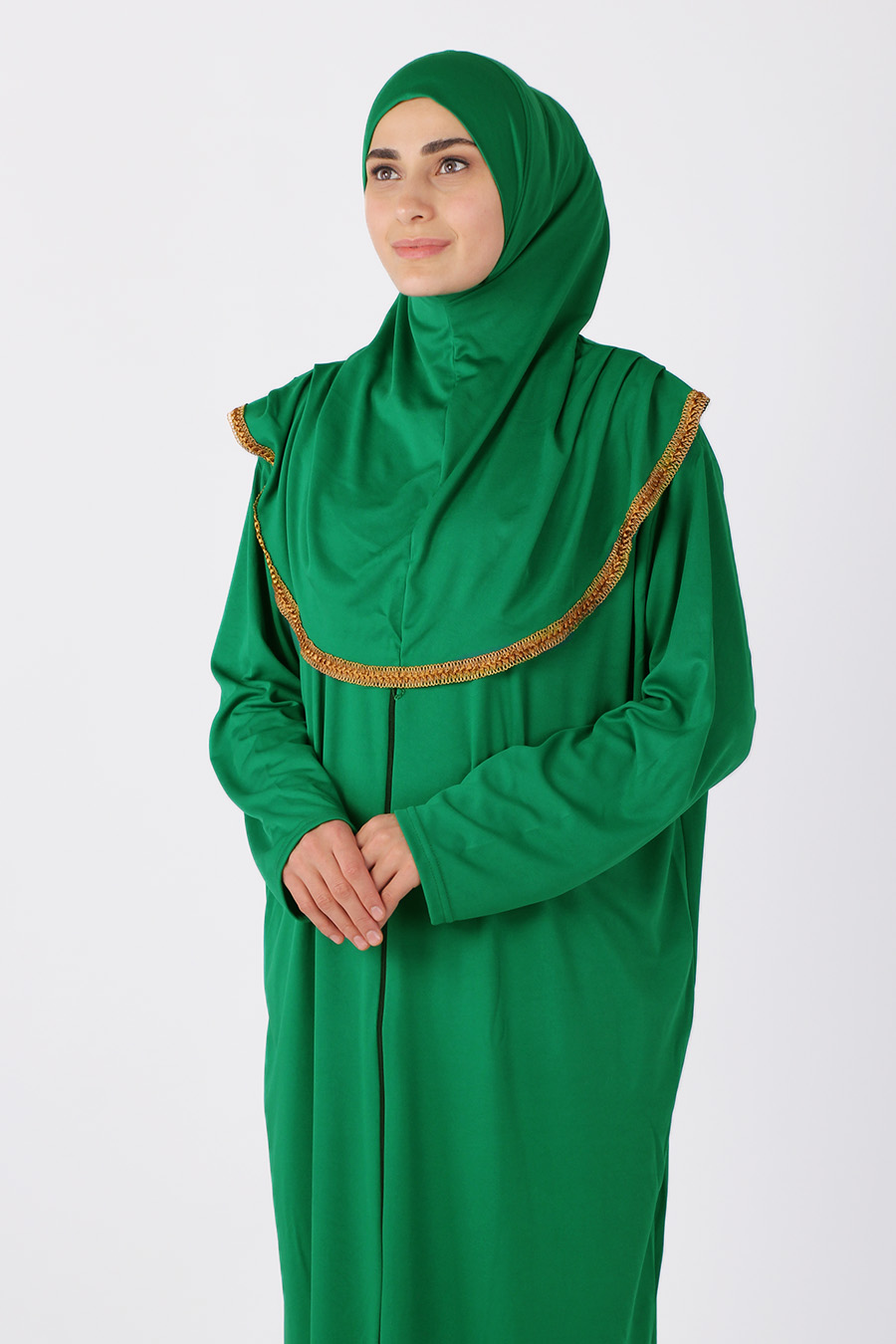 GREEN PRATICAL PRAYER DRESS GREEN PRATICAL PRAYER DRESS
