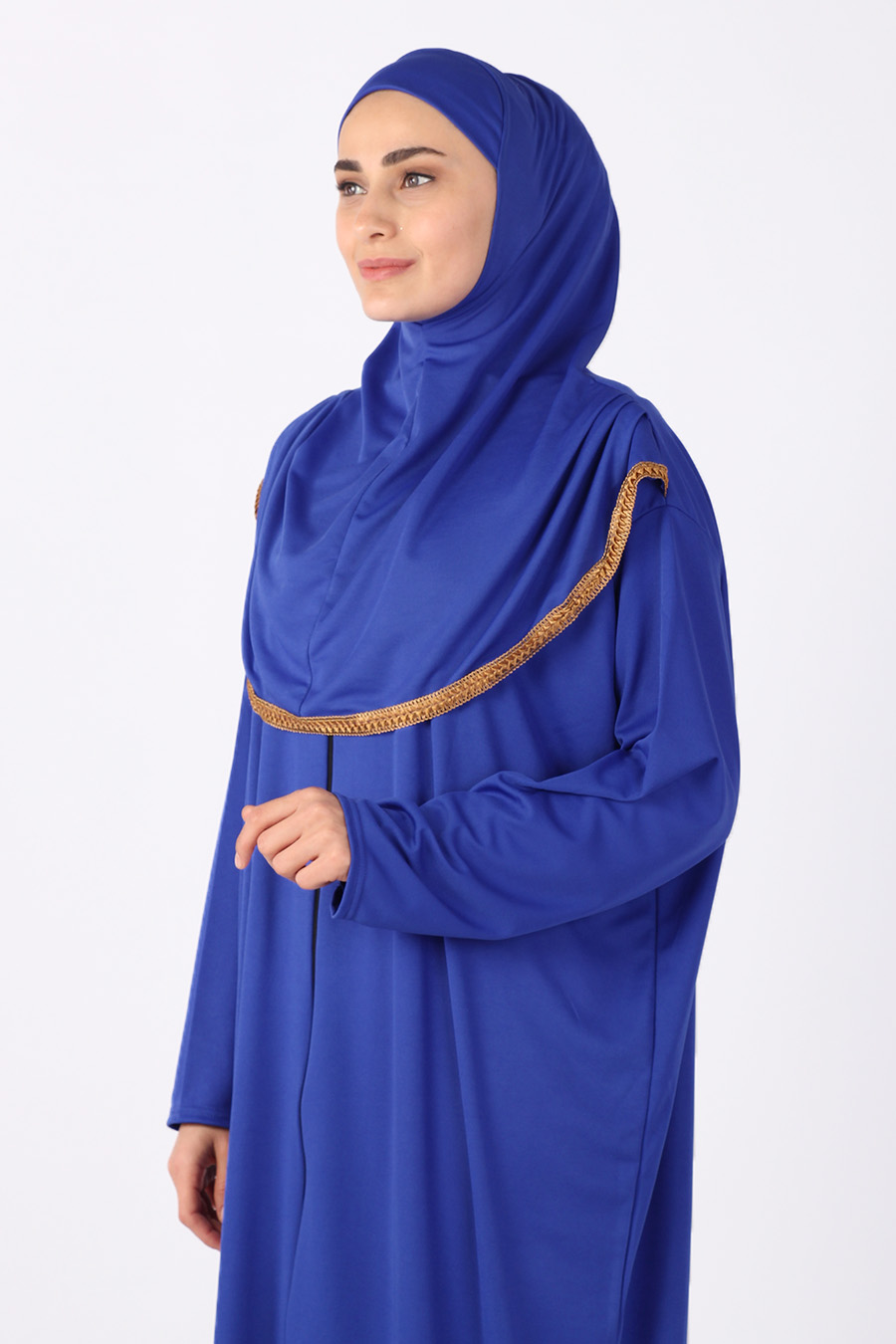 SAX BLUE PRATICAL PRAYER DRESS SAX BLUE PRATICAL PRAYER DRESS