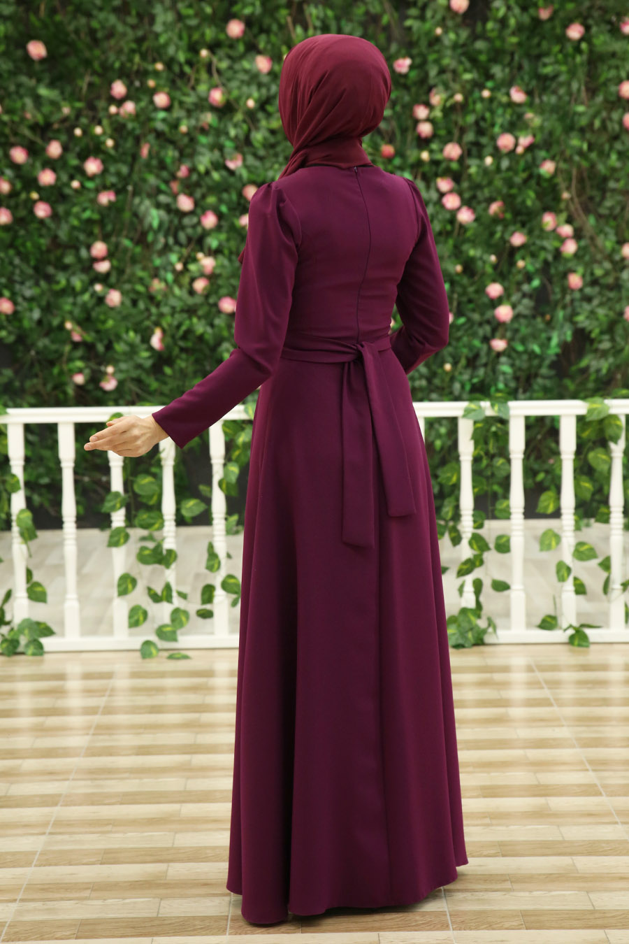 PURPLE EVENING DRESS 