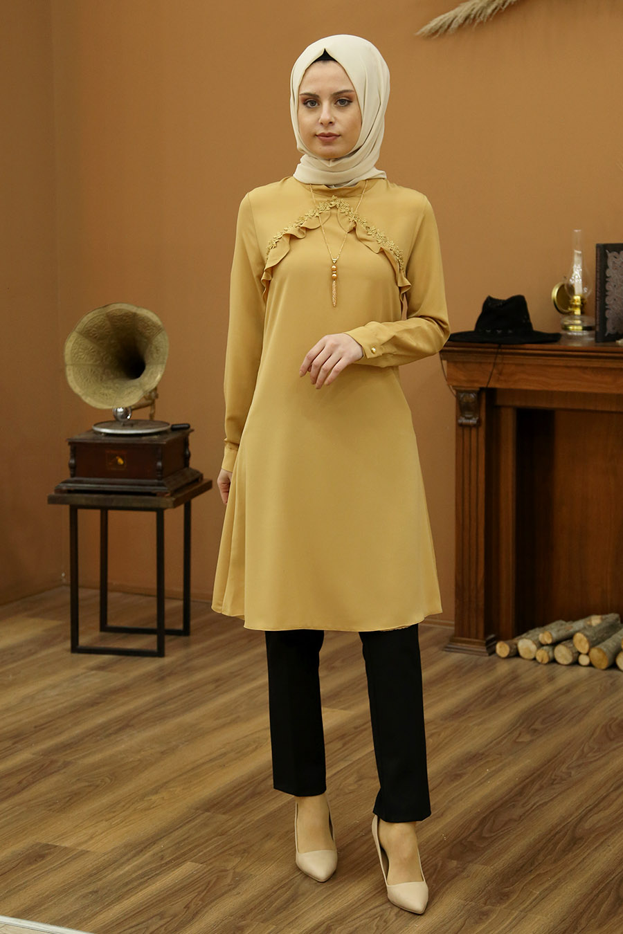 ECRU COLOR TUNIC ECRU COLOR TUNIC