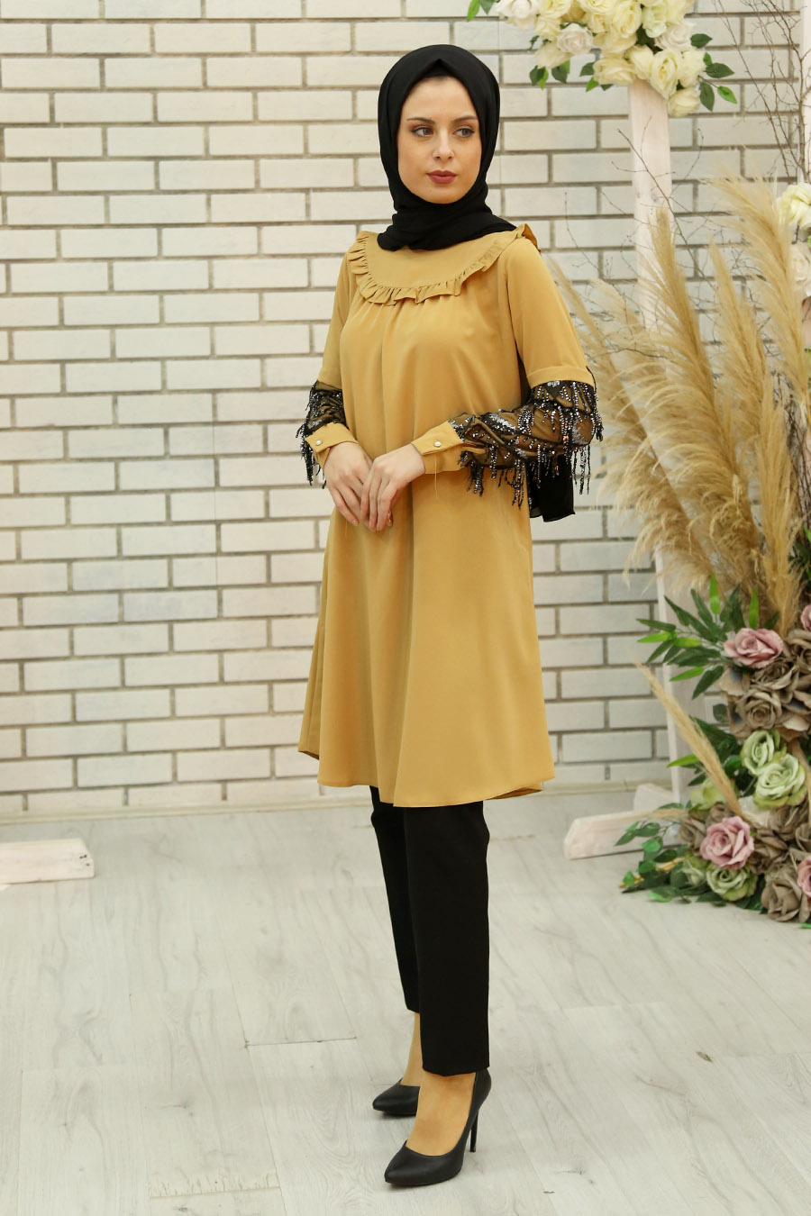 MUSTARD TUNIC  MUSTARD TUNIC