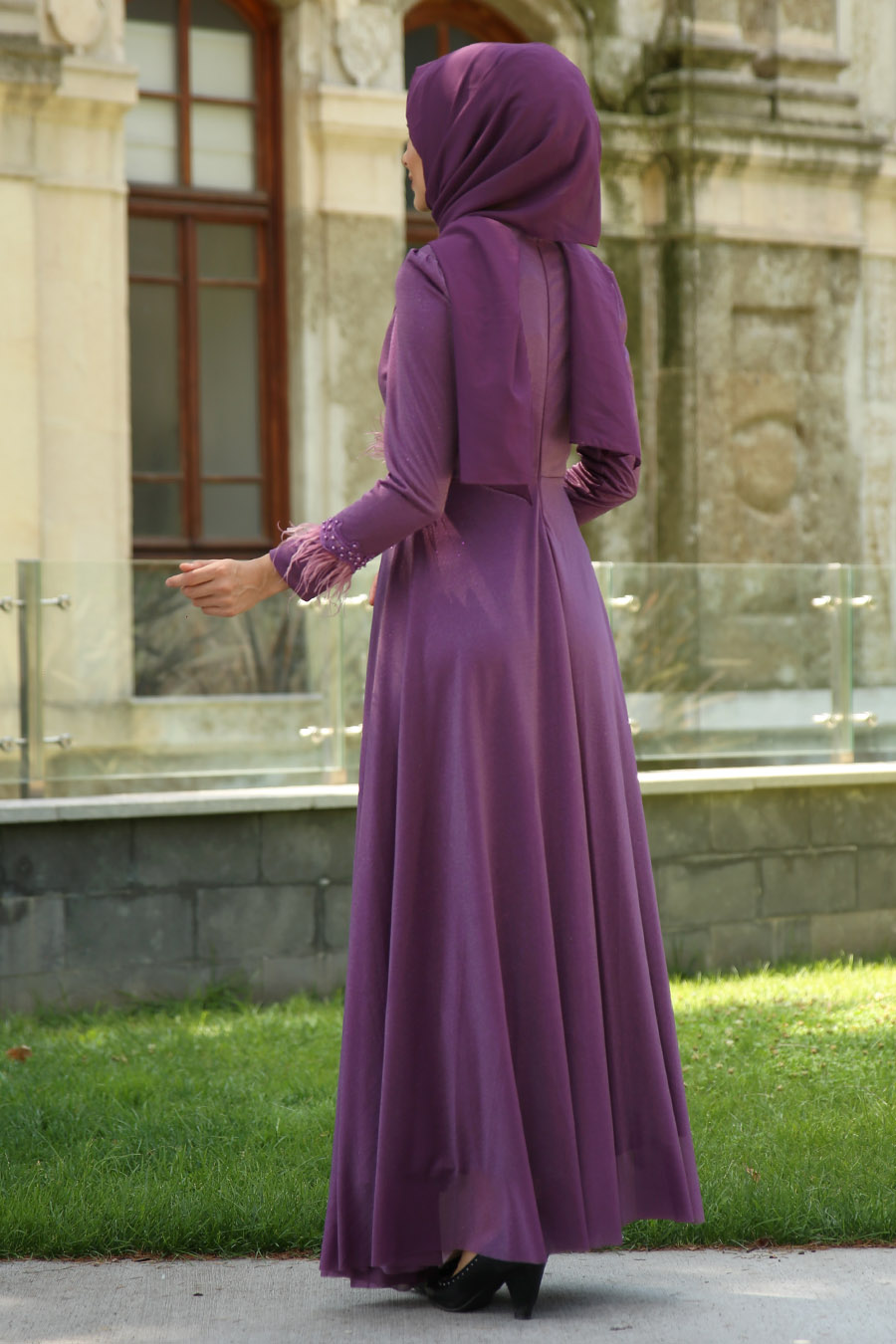 LILA EVENING DRESS