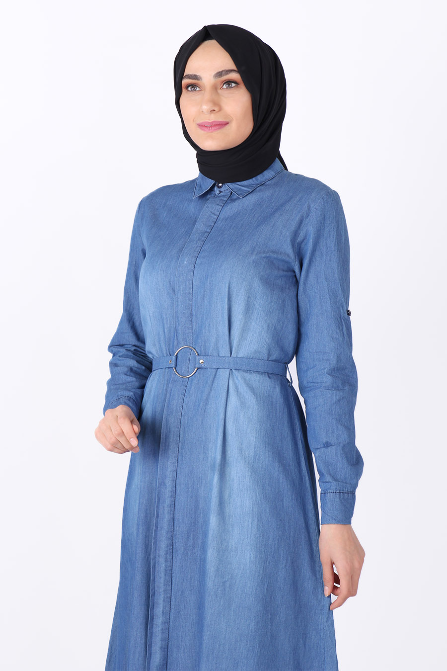 dark jean dress