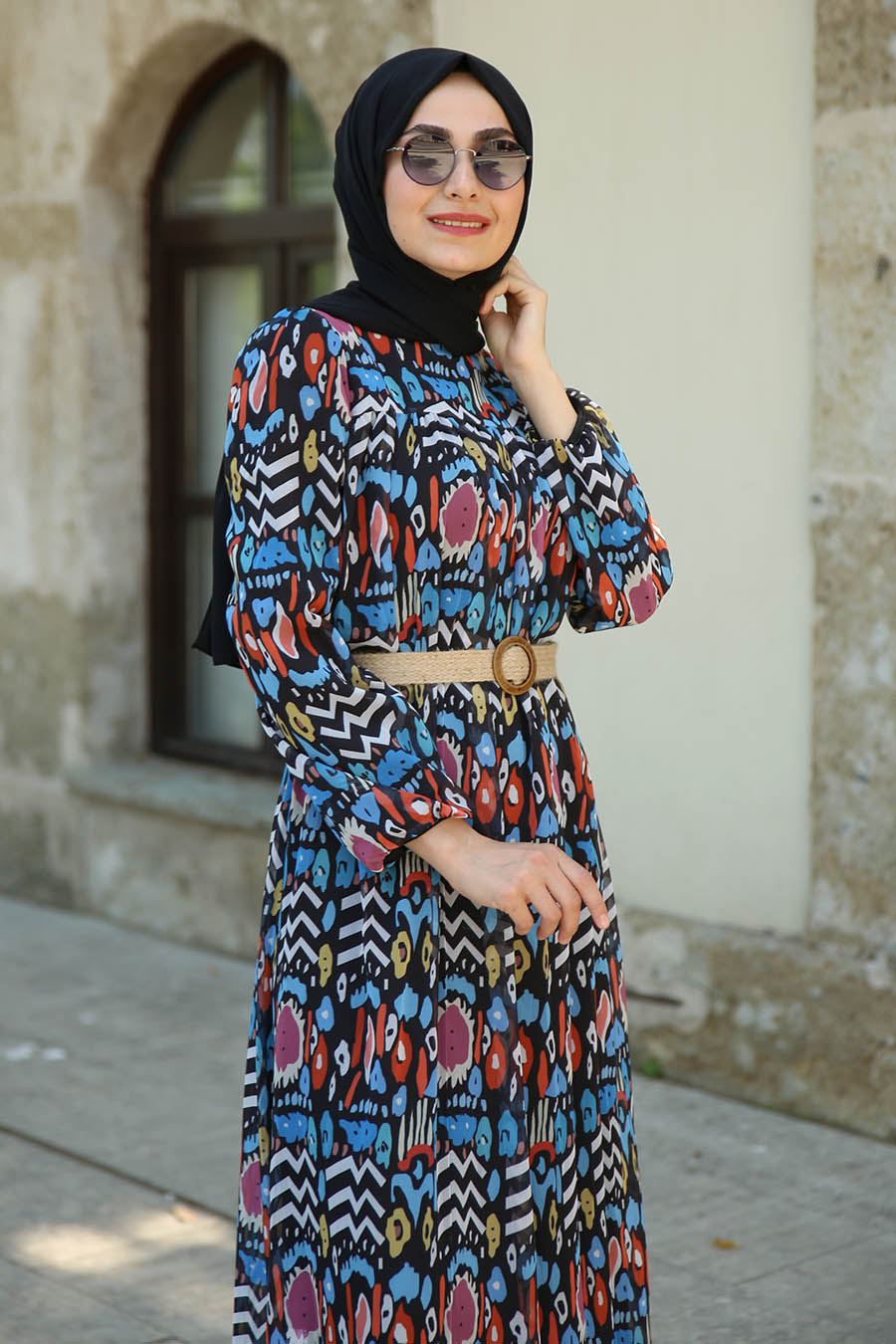 PATTERNED DRESS 